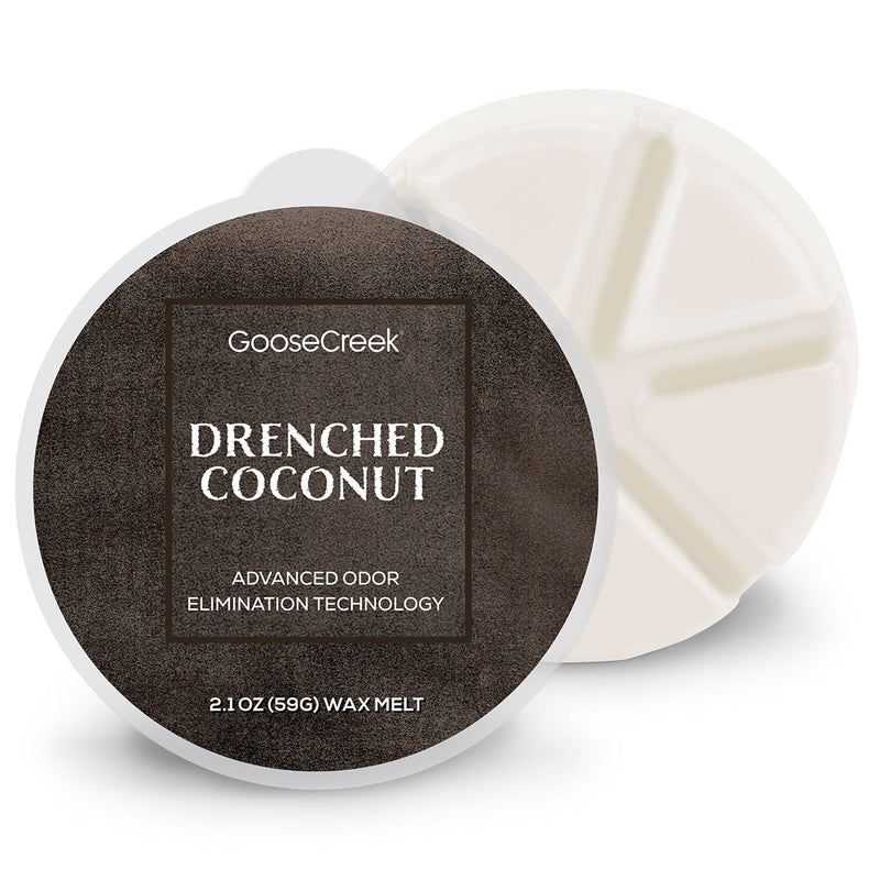 Drenched Coconut Odor Eliminating Wax Melt Blend 3-0527