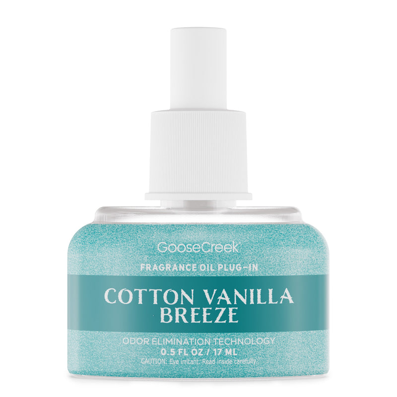 Cotton Vanilla Breeze Odor Eliminating Plug-in Refill Wave 3-0648