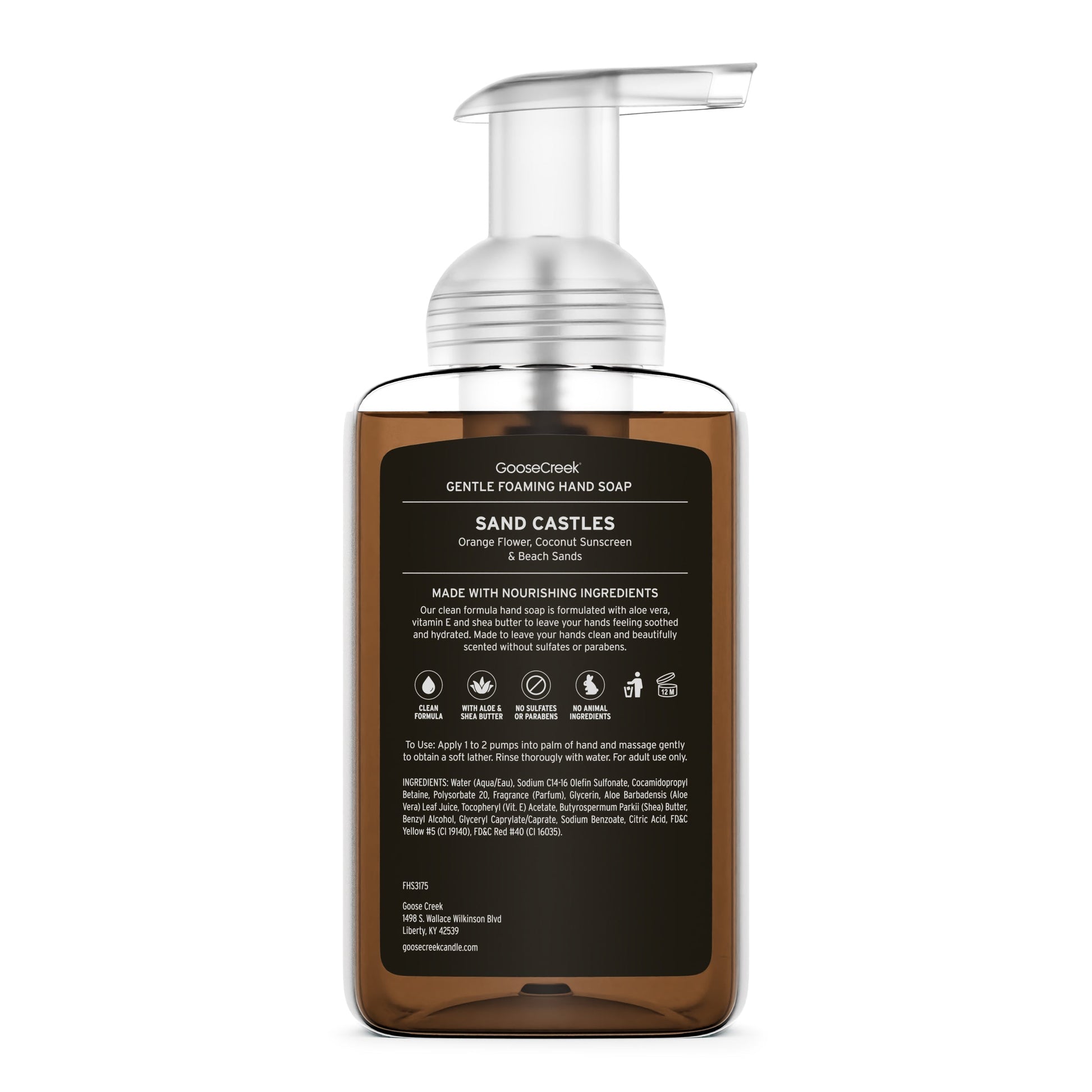 Sand Castles Lush Foaming Hand Soap